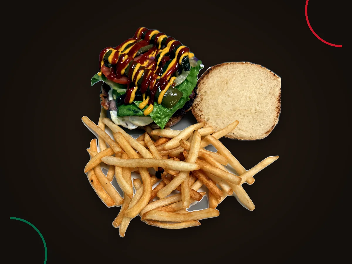 Mexican-style burger